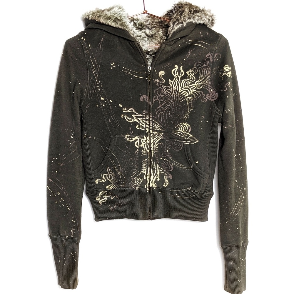 Miss Me • Reversible Fur Hoodie Jacket